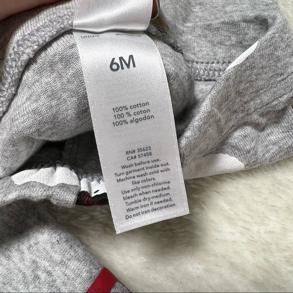 NWOT Just One You by Carters Gray Ho Ho Ho Christmas Body Suit and Pants Set - Picture 12 of 12